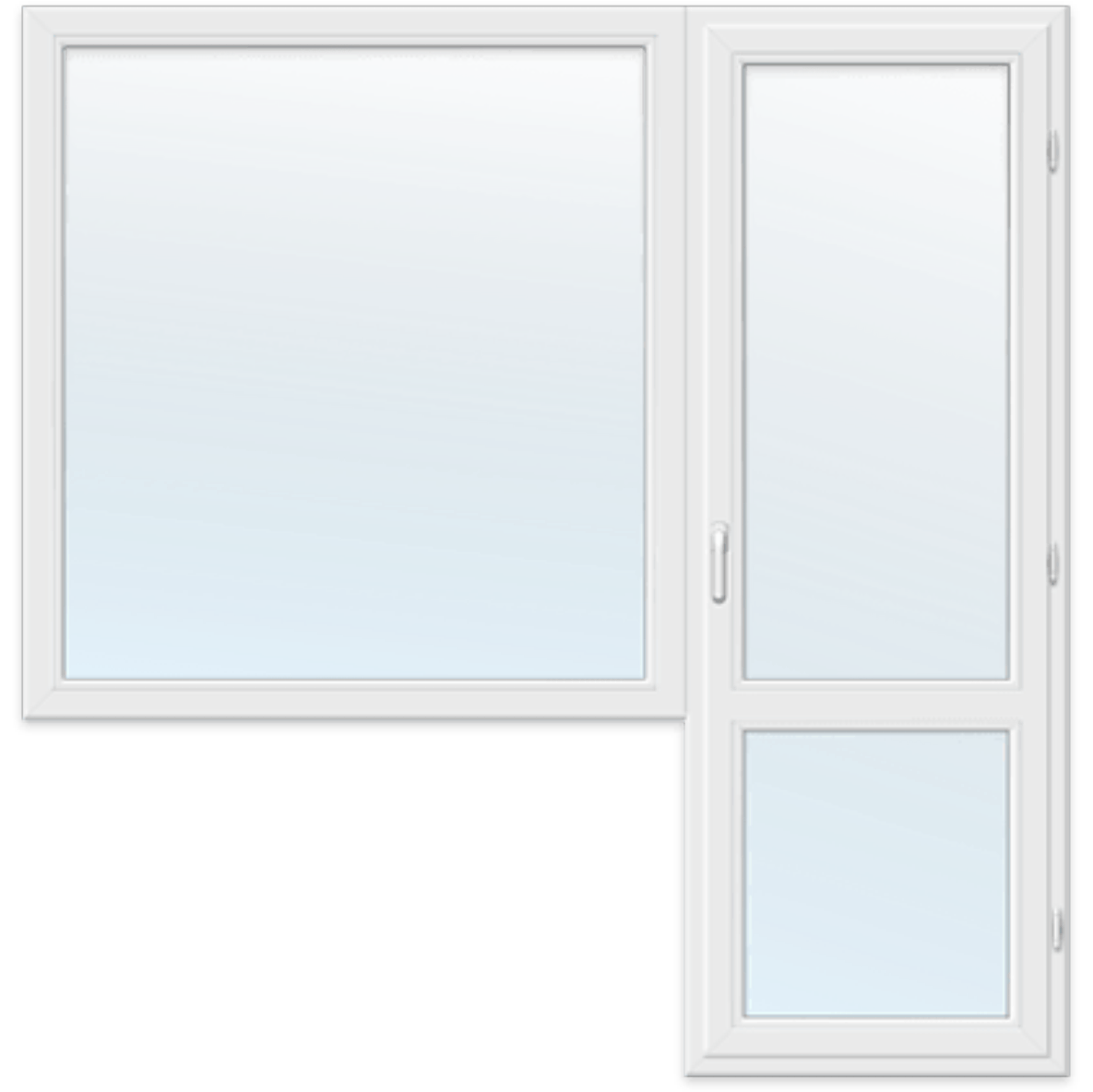 Балконный блок ПВХ